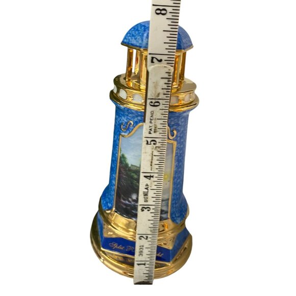 2004 Thomas Kinkade Split Rock Lighthouse Light Night Light Lamp Battery Ceramic - Picture 5 of 7